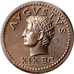 19 BC date on a coin of Augustus (fantasy)