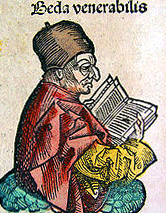 Venerable Bede from illuminated manuscript