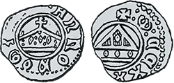 Roman Numeral-dated coin of the 1220s