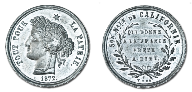 French National Subscription medal 30.1mm