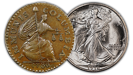 Examples of Flags on US Coins